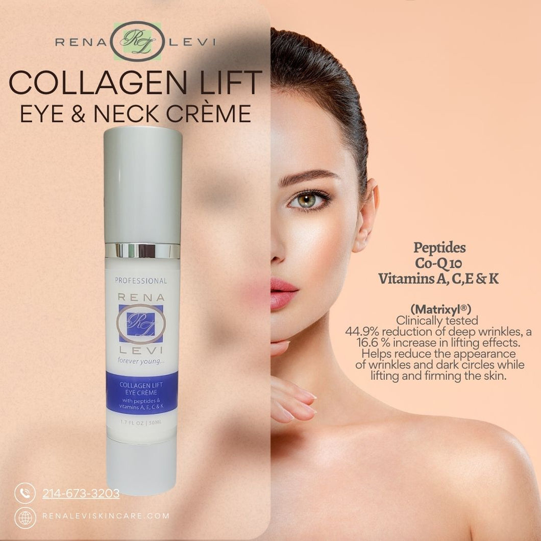 Collagen Lift Eye & Neck with Peptides + Vitamin A, E, C, & K