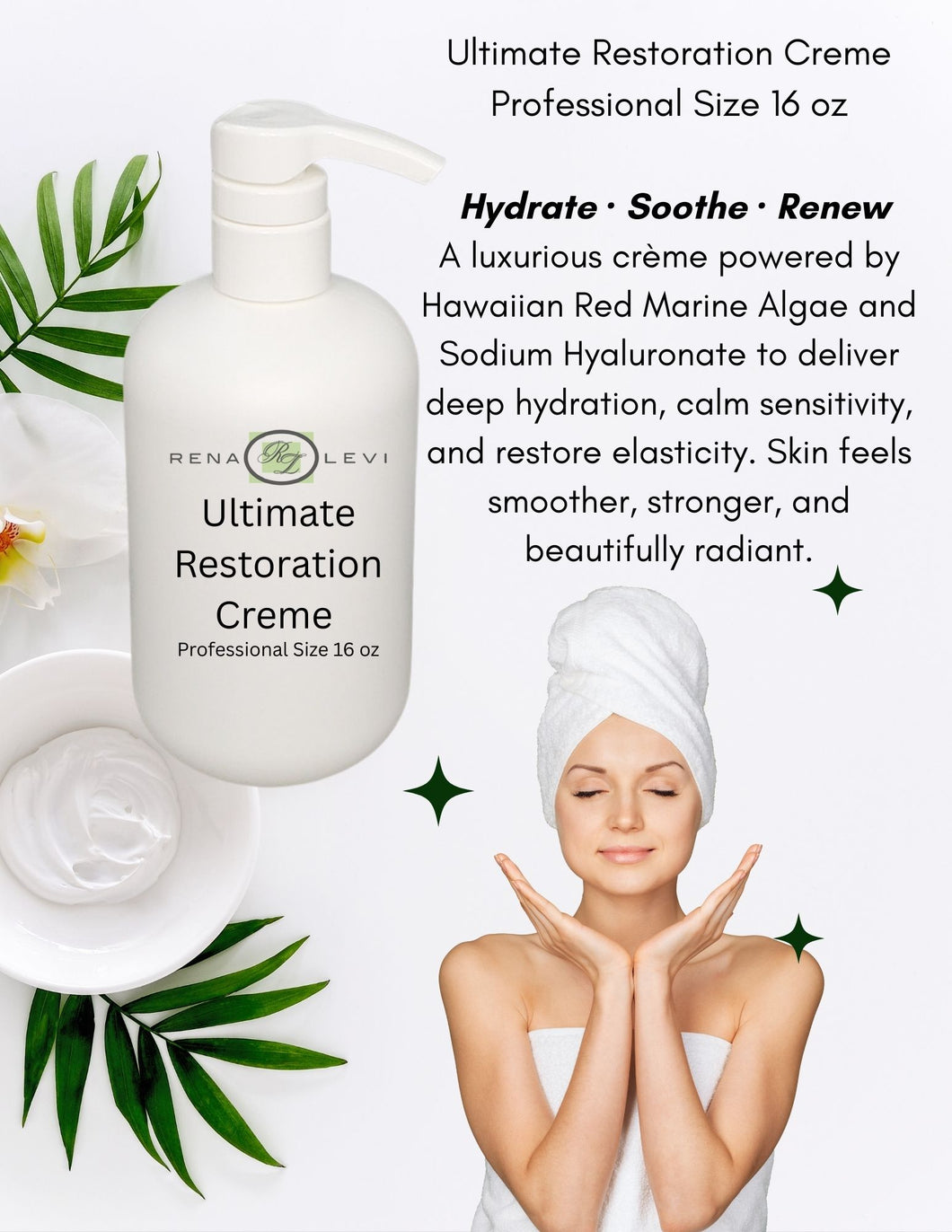 Ultimate Restoration Creme 16oz (PRO) Backbar Size